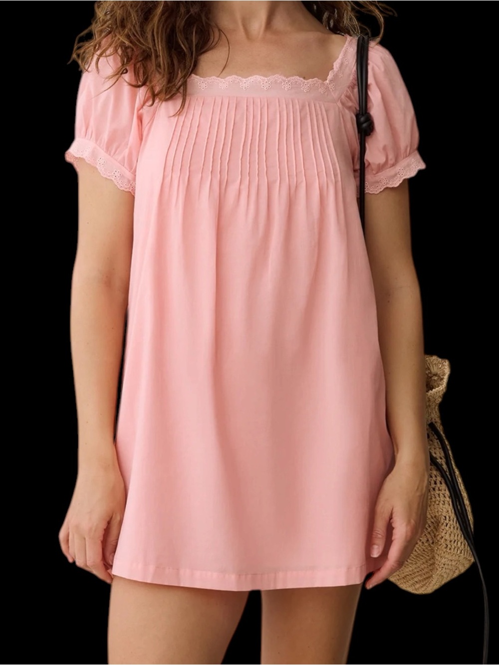 Sorella Sydney Cotton Dress Pink Mini